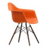 Cadeira de Braços em Plástico Eames DAW / Base Ácer Escuro